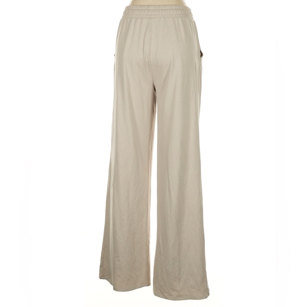 New Vuori Halo Essential Wide-leg Pants Ecru Heather Large TALL/LONG! - Picture 4 of 8